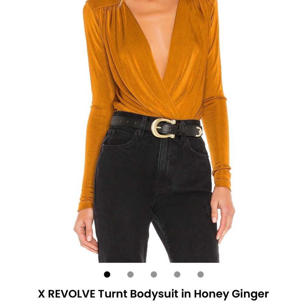 FREE PEOPLE X REVOLVE Honey Ginger Plunge Bodysuit